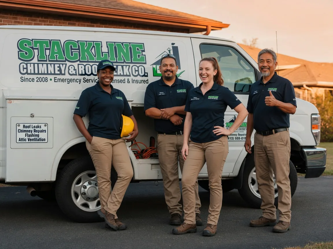 Chimney flashing repair company in Georgetown, LA
